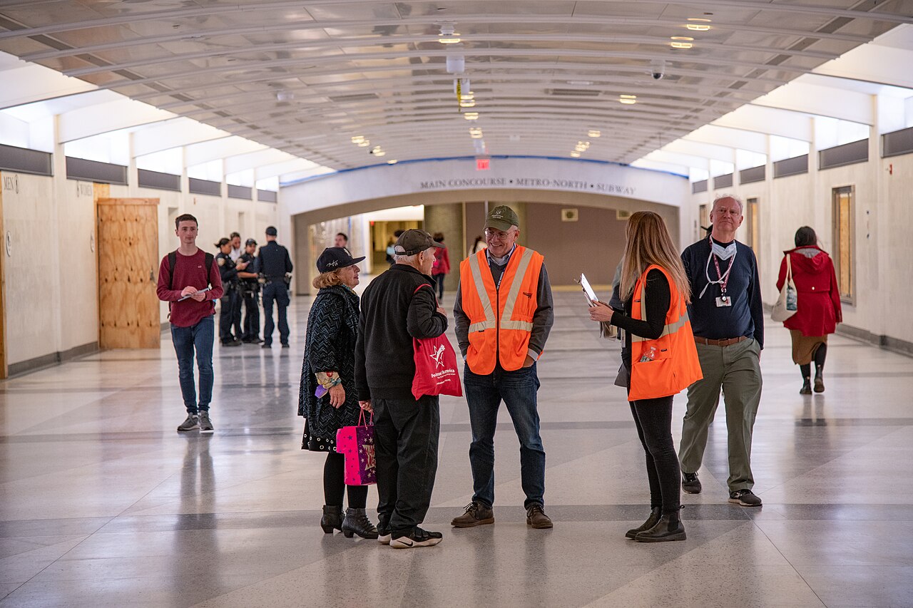 On Sunday, Nov. 13, the MTA held a station operations exercise at Grand Central Madison in which volunteers participated in an exercise to navigate the concourse and make notes on travel paths through
